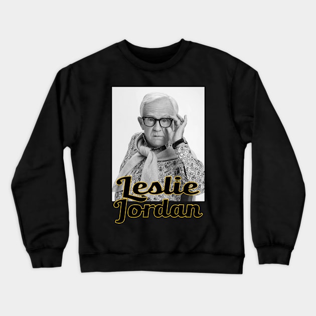 Leslie Jordan- Well sh*t Crewneck Sweatshirt by lordwand